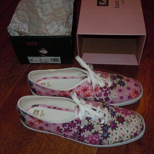 KATE SPADE NY KEDS FLORAL SNEAKERS IN BOX SZ 9.5 ‘PACIFIC PETALS’